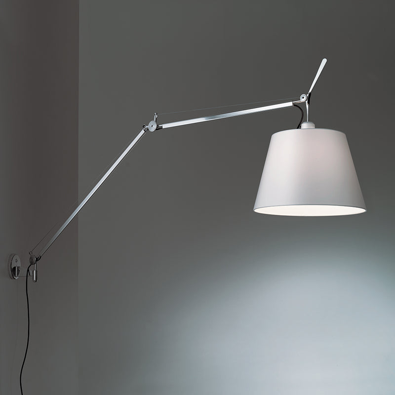 Artemide-Tolomeo-TLM1103-Tolomeo Mega Wall Lamp-Aluminum/Silver Fiber