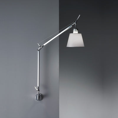 Artemide-Tolomeo-TLS1105-Tolomeo Wall with Shade-Aluminum/Silver Fiber