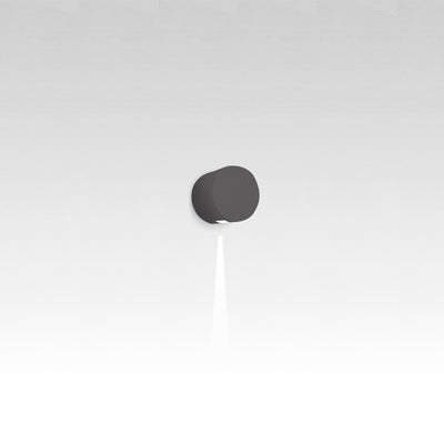 Artemide-Effetto-T42121NW28-Effetto One Light Wall Light-Anthracite Grey