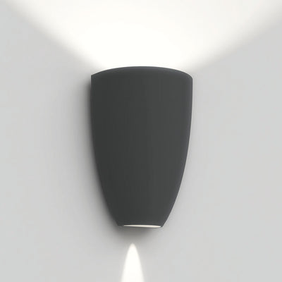 Artemide-Molla-T4190NLW18-Molla Outdoor Wall Light-Anthracite Grey
