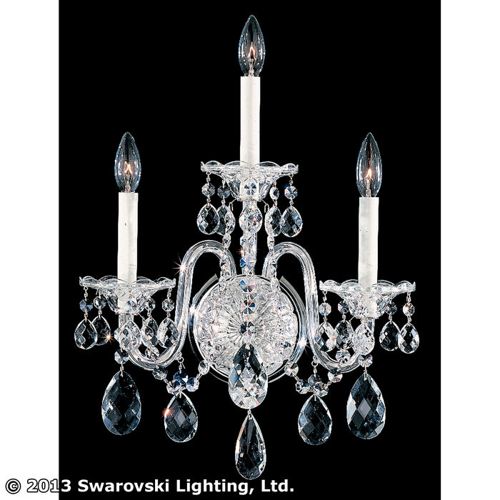 Schonbek - 2992-40H - Three Light Wall Sconce - Sterling - Silver