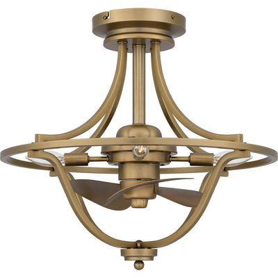 Quoizel - QFA6156WS - Ceiling Fan - Harvel - Weathered Brass