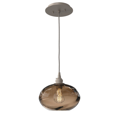 Hammerton Studio - LAB0036-01-BS-OB-C01-E2 - One Light Pendant - Coppa - Metallic Beige Silver