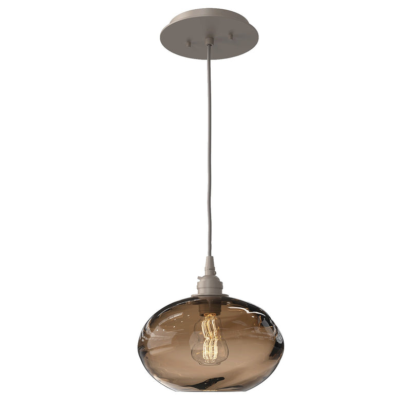 Hammerton Studio - LAB0036-01-BS-OB-C01-E2 - One Light Pendant - Coppa - Metallic Beige Silver