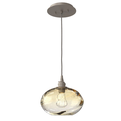Hammerton Studio - LAB0036-01-BS-OA-C01-E2 - One Light Pendant - Coppa - Metallic Beige Silver
