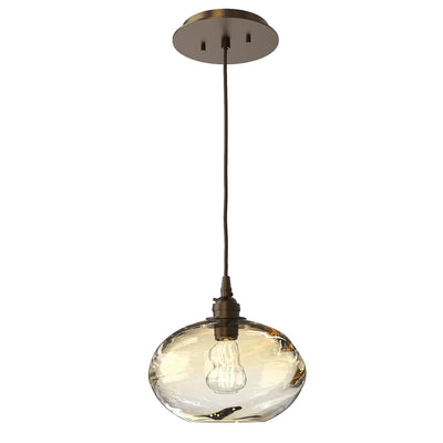 Hammerton Studio - LAB0036-01-FB-OA-C01-E2 - One Light Pendant - Coppa - Flat Bronze