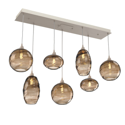 Hammerton Studio - PLB0048-07-BS-OB-C01-E2 - Seven Light Multi-Port - Misto - Metallic Beige Silver