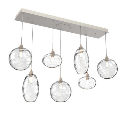 Hammerton Studio - PLB0048-07-BS-OC-C01-E2 - Seven Light Multi-Port - Misto - Metallic Beige Silver