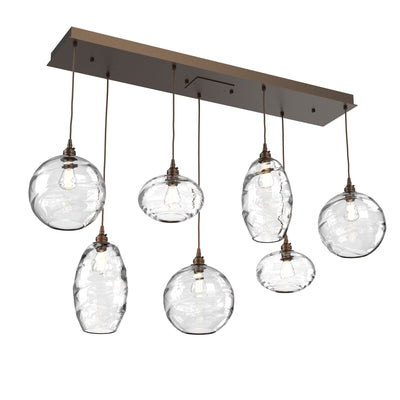 Hammerton Studio - PLB0048-07-FB-OC-C01-E2 - Seven Light Multi-Port - Misto - Flat Bronze