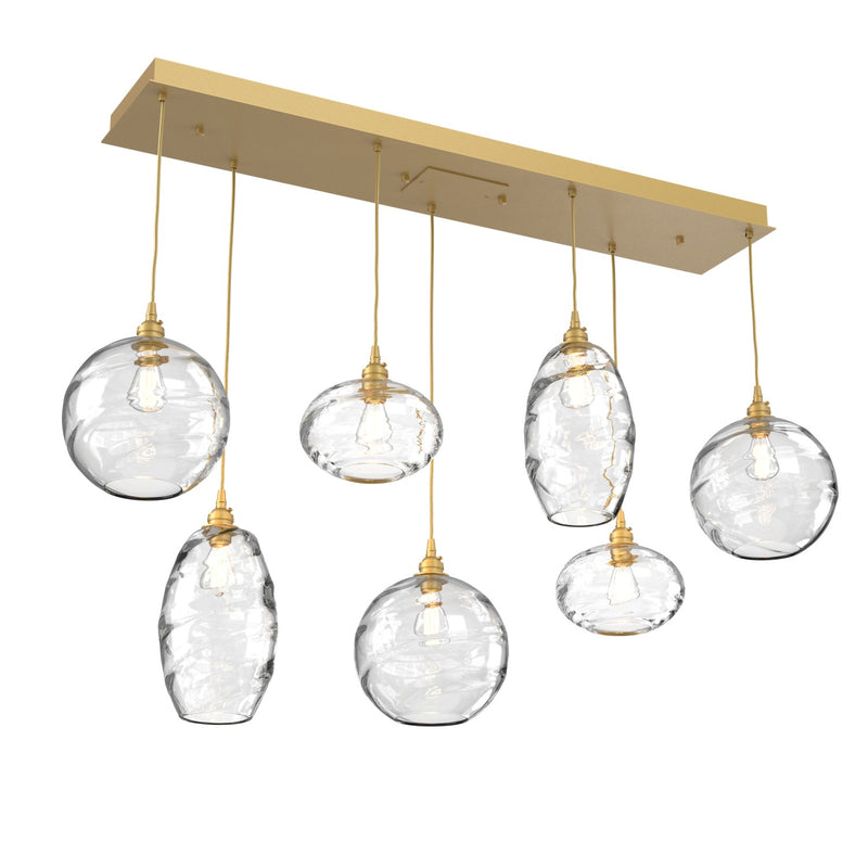 Hammerton Studio - PLB0048-07-GB-OC-C01-E2 - Seven Light Multi-Port - Misto - Gilded Brass