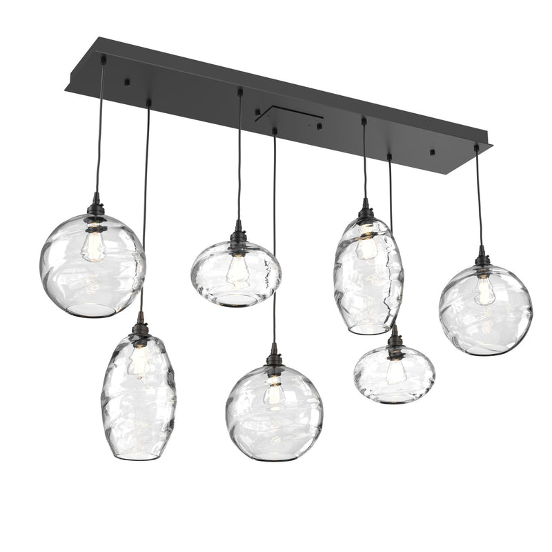 Hammerton Studio - PLB0048-07-MB-OC-C01-E2 - Seven Light Multi-Port - Misto - Matte Black