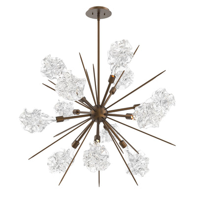 Hammerton Studio - CHB0059-0A-FB-BC-001-L1 - LED Starburst - Blossom - Flat Bronze