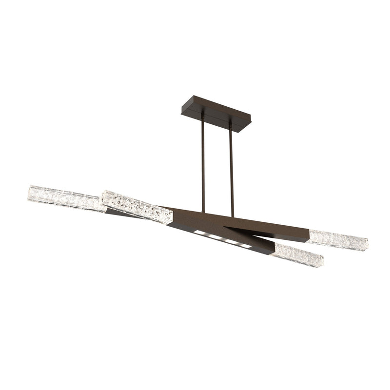 Hammerton Studio - PLB0060-64-FB-GC-001-L1 - LED Linear Suspension - Axis - Flat Bronze