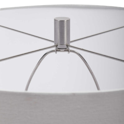 Rewind Gray Table Lamp