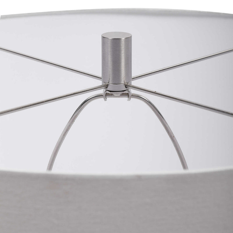 Rewind Gray Table Lamp