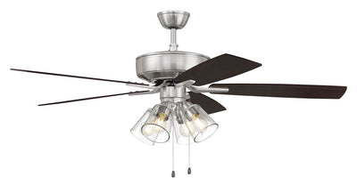 Pro Plus 104 Clear 4 Light Kit CeilingFanBladesIncluded