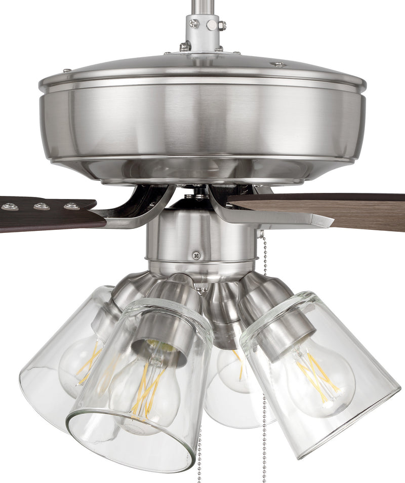 Pro Plus 104 Clear 4 Light Kit CeilingFanBladesIncluded