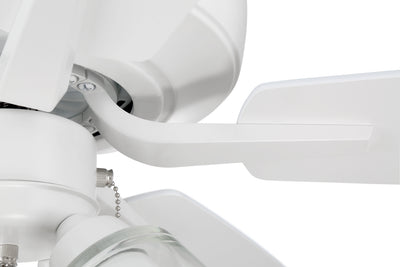 Pro Plus 104 Clear 4 Light Kit CeilingFanBladesIncluded