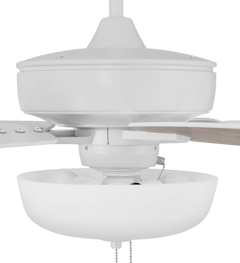 Super Pro 111 White Bowl Light Kit CeilingFanBladesIncluded