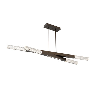 Hammerton Studio - PLB0060-64-FB-GC-001-L3 - LED Linear Suspension - Axis - Flat Bronze