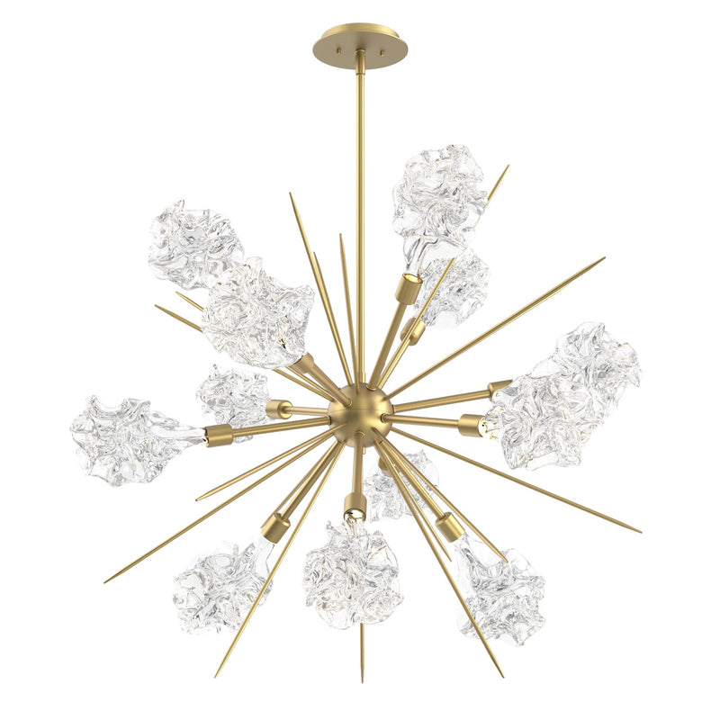 Hammerton Studio - CHB0059-0A-GB-BC-001-L3 - LED Lantern - Blossom - Gilded Brass
