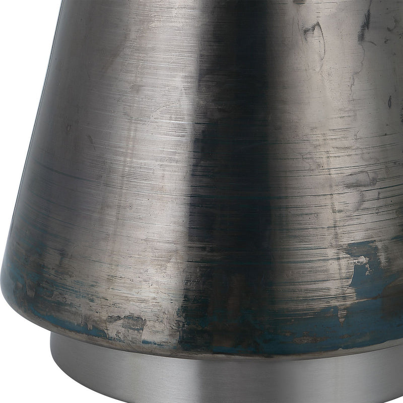 Contour Metallic Glass Table Lamp