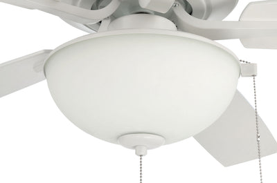Outdoor Pro Plus 211 White Bowl Light Kit CeilingFanBladesIncluded