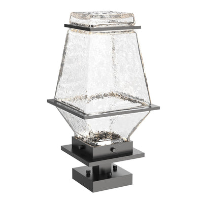 Hammerton Studio - OMB0077-01-AG-C-L2 - LED Pier Mount - Outdoor Pendant - Argento Grey