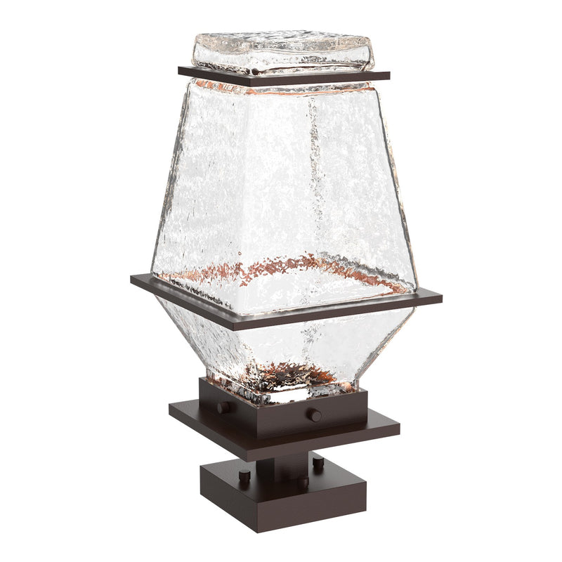 Hammerton Studio - OMB0077-01-SB-C-L2 - LED Pier Mount - Outdoor Pendant - Statuary Bronze