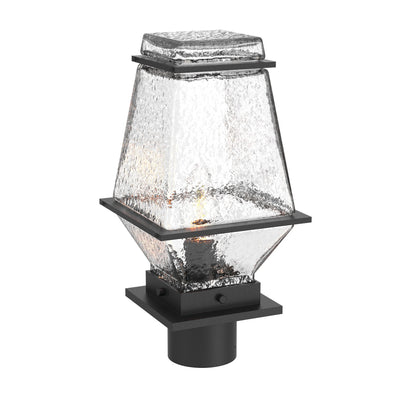 Hammerton Studio - OMB0077-02-TB-C-E2 - One Light Post Mount - Outdoor Pendant - Textured Black