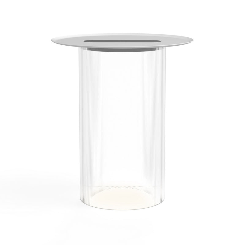 Pablo Designs - CARO FLR CLR 16 WHT - LED Floor - Carousel - Clear/White