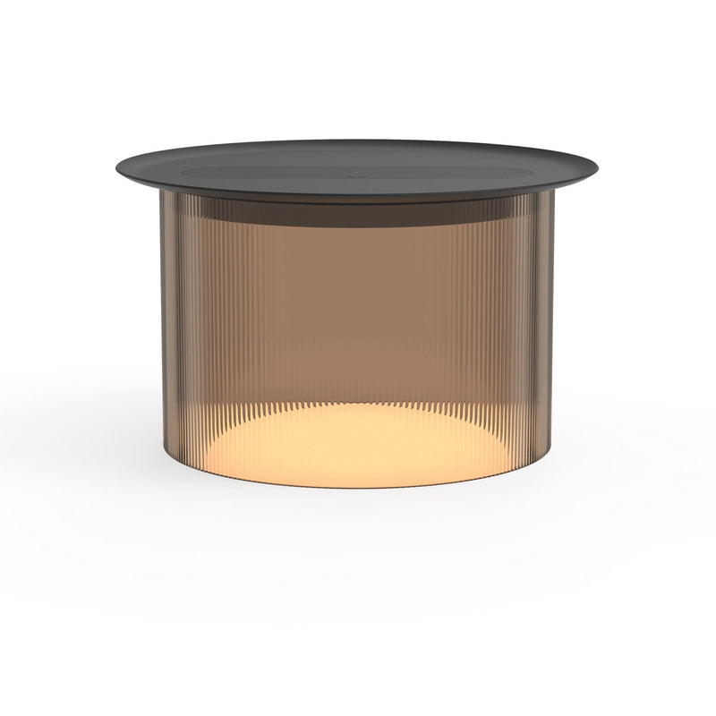 Pablo Designs - CARO LRG BRZ 12 BLK - LED Table - Carousel - Bronze/ Black