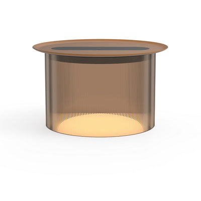 Pablo Designs - CARO LRG BRZ 12 TER - LED Table - Carousel - Bronze/ Terracotta