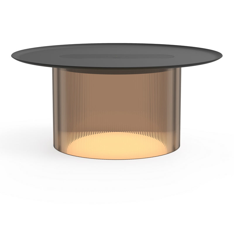 Pablo Designs - CARO LRG BRZ 16 BLK - LED Table - Carousel - Bronze/ Black