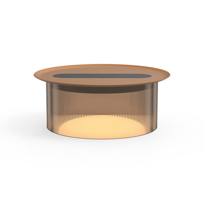 Pablo Designs - CARO SML BRZ 12 TER - LED Table - Carousel - Bronze/ Terracotta