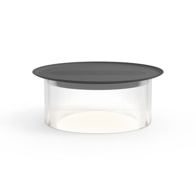 Pablo Designs - CARO SML CLR 12 BLK - LED Table - Carousel - Clear/ Black