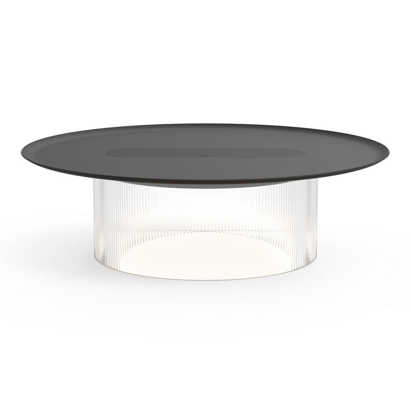 Pablo Designs - CARO SML CLR 16 BLK - LED Table - Carousel - Clear/ Black