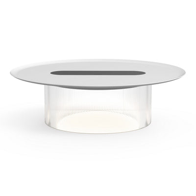 Pablo Designs - CARO SML CLR 16 WHT - LED Table - Carousel - Clear/White