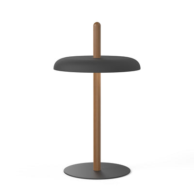 Pablo Designs - NIVE TBL WAL BLK - LED Table - Nivel - Walnut/Black